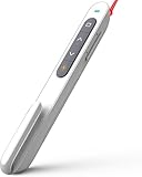 Norwii N27 Wireless Presenter, Hyperlink Volume Control Presenter RF 2.4GHz Presentazione PowerPoint Clicker Puntatore Luce remoto (Bianca)