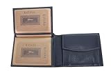 Katana 953014 - Portafoglio da uomo all'italiano, in pelle grana (4 coul.Disponibili), Blu marino, S, Classico