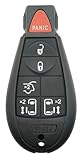 Custodia di ricambio per chiave elettronica per Jeep Grand Cherokee Commander Dodge Grand Caravan Chrysler Town and Country (6 pulsanti)