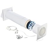 LIRAST 100mm Ventilazione Meccanica Controllata VMC Doppio Flusso Recupero Calore con Cavo - VMC Recuperatore di Calore Doppio Flusso