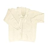 Generico Manifattura La Rocca Lingerie da Notte Donna Liseuses Maglia Misto Lana Egidio (Panna)