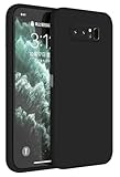 HAFFAN Custodia in Silicone TPU Compatibile con Samsung Galaxy Note8 (6.3"), Cover Case Protettiva per Cellulare - Nero