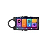 9" Autoradio Android 15 per Toyota Yaris 2012-2017 CarPlay & Car Stereo Multimedia Player con GPS WiFi BT USB FM Mirror Link SWC telecamera posteriore(4+64G)