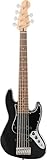 Squier Affinity Series Jazz Bass VI LRL Black Metallic - Basso elettrico a 6 corde