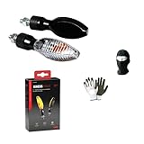 COMPATIBILE CON DUCATI 916 SP MONOPOSTO COPPIA DI FRECCE A LAMPADINA 10W 90079 LAMPA COLORE NERO OMOLOGATE PER MOTO VETRO BIANCO LUCE ARANCIO