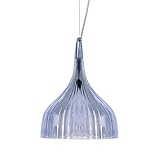 Kartell E' Lampada a Sospensione E14, Azzurro, 13.5ⵁx14.5 cm