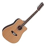 Chitarra Elettroacustica Dreadnought a 12 Corde di Gear4music