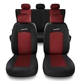 Mossa Coprisedili compatibili con Peugeot 206 (1998-2012) - fodere sedili auto - set coprisedili auto universali - S-RD