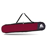 Rawstyle Borsa da Snowboard, Modello 2 (Bordeaux, 150 cm)