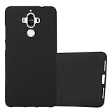 Cadorabo Custodia per Huawei MATE 9 in FROST NERO - Morbida Cover Protettiva Sottile di Silicone TPU con Bordo Protezione - Ultra Slim Case Antiurto Gel Back Bumper Guscio