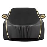 Copriauto completo per Wolkswagen Polo 1975-2023, Antivento antigraffio telone auto Tessuto Oxford protezione per tutte le stagioni, impermeabile all'aperto personalizzato con cerniera