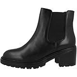 Geox D Damiana E, Stivaletti Donna, Nero, 38 EU