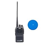 PNI Alinco DJ-A-11-E Kit Stazione Radio Portatile VHF 136-174 MHz, VOX, Squelch, Compander, Batteria 1500mAh, CTCSS/DCS + Adesivo Blu Regalo