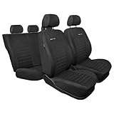 Mossa Coprisedili su Misura compatibili con Fiat Grande Punto Hatchback, Van (2005-2012) - Fodere sedili Auto - Set coprisedili Auto E4