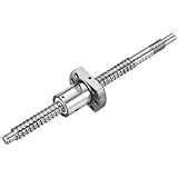 QUARKZMAN Vite a Ricircolo di SFU1204 (Diametro 12mm, Passo 4mm, Lunghezza 200mm) con Dado a Ricircolo di SFU1204 Kit Standard di Fine Lavorazione per Macchine CNC BK/BF12