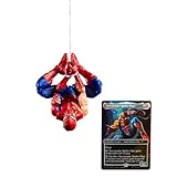 Marvel Legends Series Magic: The Gathering, giocattolo action figure di Spider-Man ferito in battaglia da 15 cm e carta con foil esclusiva collezionabile per gioco di carte