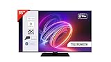 TELEFUNKEN 2025 Smart TV 55" Ultra HD TE55750B46I2PZ, TiVo TV LED 55 Pollici, Compatibile con Alexa e Google Assistant, DVB-I, Digitale DVB-T2, Dolby Vision, HDR10
