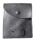 Portadocumenti porta libretto vera pelle incisione Lambretta TV 175 Series 1 innocenti