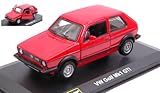 BURAGO BU43205R VW GOLF GTI V SERIE 2005 RED 1:32 MODELLINO DIE CAST MODEL