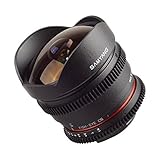 Samyang Obiettivo V-DSLR 8mm T/3,8 UMC Fish-Eye CS Ii per Nikon, Nero