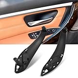 Sucxyor 2PCS Compatibile con Maniglia Porta Interna BMW Serie 3 F30 F31 F34 F80 Maniglie Interne Sinistra+Maniglia Della Porta Destra per Serie 4 F32 F33 F36 F82 F83 (Nero)