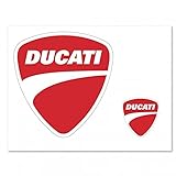 Ducati Adesivi con logo, 2 pezzi