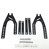 XIOSOIAHOU Parafango Fancio Posteriore del Motociclo Black Motorbike Cover Mudguard Moto Fender per Kawasaki per Vulcan 800 900 VN 1500 ZZR 600 KX250F ER6F (Color : Orange)