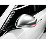 DualColorStampe Adesivi Compatibili con Alfa romeo Giulietta 147 156 159 Mito stickers tricolore per specchietti accessori auto COD.0192 (tricolore)