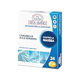 P6 Nausea Control, Caramelle Anti-Nausea allo Zenzero, Senza Zucchero, Integratore Alimentare per Nausea e Difficoltà Digestive - 1 Confezione da 24 Caramelle