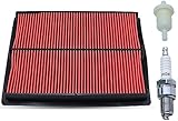 Filtro Aria con Prefiltro per Honda GX620 GX610 GX670 e Motore 18CV 20CV 24CV, ADEFOL Filtro dell'aria con Candela e Filtro Carburante Pezzi di Ricambio Accessorio Motore