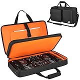 Custodia Protettiva da Viaggio per Pioneer DJ DDJ-FLX4/DDJ-REV1/DDJ-400/DDJ-SB3/DDJ-RB,Borsa Imbottita con Tracolla Regolabile per DJ Controller Adatta Numark Mixtrack Pro FX/Platinum FX/Roland DJ-202