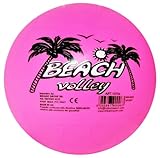 Pallone da Volley Beach Volley in Pvc Soft Tipo Super Santos Modello Fucsia da Allenamento o Partita Taglia 5