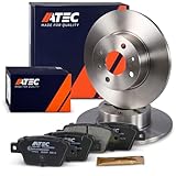 ATEC Germany Set freni asse posteriore incl. dischi freno Ø 251 mm pieni + pastiglie freno posteriori Compatibile con CHRYSLER DELTA, FIAT BRAVO II (198_), MULTIPLA (186_), STILO (192_), LANCIA DELTA