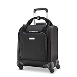 Samsonite Trolley unisex da posizionare sotto il sedile con porta USB, Nero corvino, Taglia unica, Spinner da portare sotto il sedile con porta USB