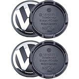 4 Tappi Coprimozzo per Volkswagen VW 65mm Coprimozzi auto Fregi Cerchi in Lega