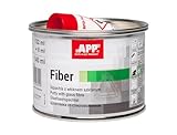 AUTO-PLAST PRODUKT App Fiber Stucco per carrozzeria con vetroresina | Stucco per Metallo, Alluminio, plastica, Cemento e Legno | con indurente | Verde | 140 ml