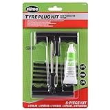Slime 20500 Kit di riparazione di pneumatici da 8 pezzi, con alesatori con impugnatura a T, cordini per impieghi medio-pesanti e collante