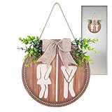Decorazioni Per Pareti Della Fattoria Rustica - Segnale Di Toilette In Legno, Cartello Da Bagno Vintage | Segno Di Porta Di Legno Divertente | Eleganti Rifornimenti Per Il Bagno, Ornamento Penzolante