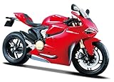 Maisto Automobili Kit Moto 1:12 Ducati 1199 Panigale, Colore Rosso, Large, 39193