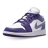 NIKE Scarpe Air Jordan 1 Low (GS) Taglia 38 Codice 553560-551 Viola Ragazzi