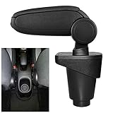 LP Trade Bracciolo centrale per 500 l fase 1 | Accessorio per console di stoccaggio e poggiapolsi con vano organizzatore, pezzo di ricambio interno per auto, tessuto nero