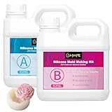 SIHOOPE Silicone per stampi - Alimentare 20A - Silicone Liquido Trasparente (1:1), Perfetto per stampi in Resina DIY, Cera, Gesso e modellazione (2L)