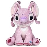 CARTOON Peluche Angel, Lilo&Stitch, pupazzo gigante, con suono, 120 cm, rosa - 260004883
