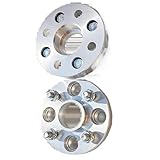 Distanziali Ruote 2 pezzi 4x100|4X3.94" 56.6CB|Filettatura M12 x 1.5|Adattatori distanziali ruota alluminio per Chevy per Austra per Agile 2000-2014(Silver 15mm)