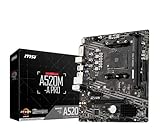 MSI A520M-A PRO Scheda Madre AMD Ryzen 3000 3rd Gen AM4, DDR4, M.2, USB 3.2 Gen 1, HDMI, Micro ATX