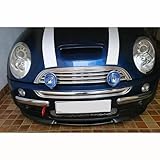 Per Mini Cooper Cupra Paraurti Anteriore Spoiler Lip Body Kit Nero (3 pezzi)