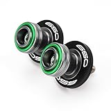 ZEXDDI Adatto per Z650 RS Ninja 650 EX650 2017-2025 Versy650 moto CNC 2 pezzi M8 forcellone cursori supporto vite Z 650 Ninja650 Z650RS braccio oscillante Slider bobine (verde)