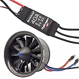 Flycolor EDF 50 mm 4900KV 3S spinta massima 770g 11 pale canalizzato ventola con motore brushless RC con ESC 40A (2~4S) equilibrio testato per aeroplano EDF RC Jet