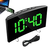 Digital Dreid Clock - Monitoraggio Temporale Del Comodino, Moderno Timer Di Veglia | Unità Di Promemoria Del Display A LED, Macchina Per Orologi Compatta, Strumento Di Schermo Intelligente, Gadget Di