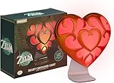 The Legend of Zelda Heart Container Light - Lampada Nintendo con licenza ufficiale per sala giochi, 2 modalità di illuminazione, illuminazione d'atmosfera regalo per i giocatori | Paladone